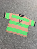 T-Shirt Knitted « Royalty Eagles » Green & Brown.